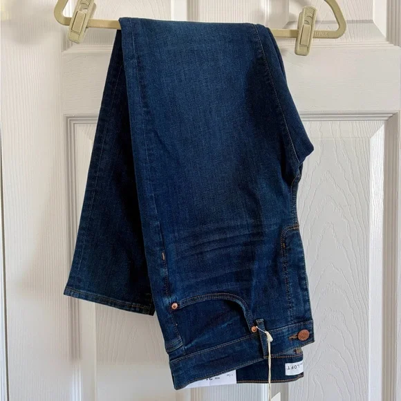 LOFT Dark Blue Skinny Jeans - Picture 5 of 5